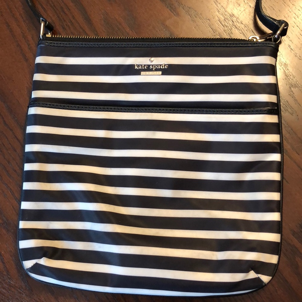 Kate Spade striped crossbody